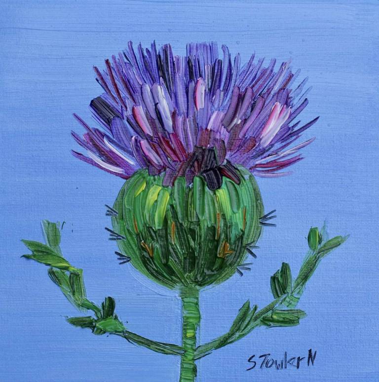 Scottish Thistle SOLD - Sheila Fowler