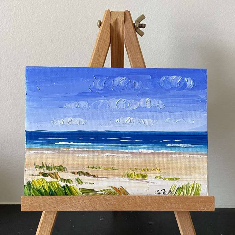 West Sands St Andrews (18 x 13cm) SOLD - Sheila Fowler