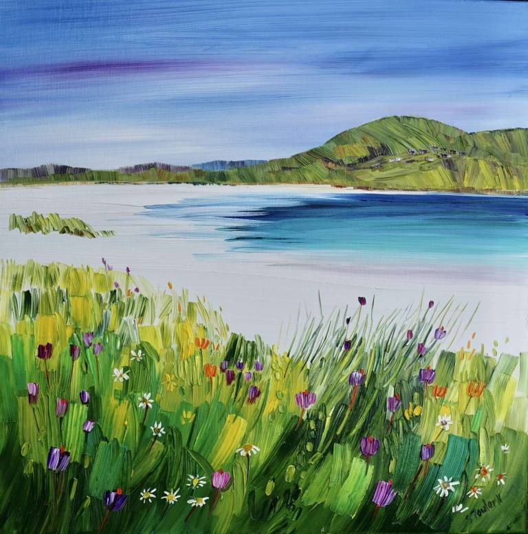 Summer Machair Northton Harris SOLD - Sheila Fowler