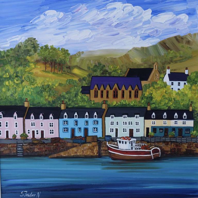 Portree, Isle of Skye (ART PRINT OF SKYE - click for detail) - Sheila Fowler