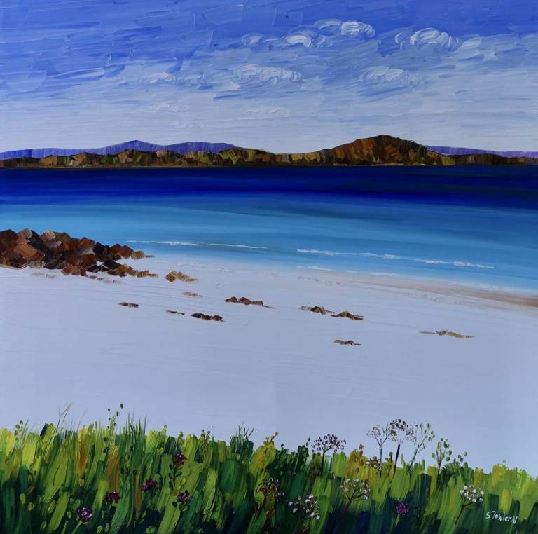 White Sands and Wildflowers Iona  SOLD - Sheila Fowler