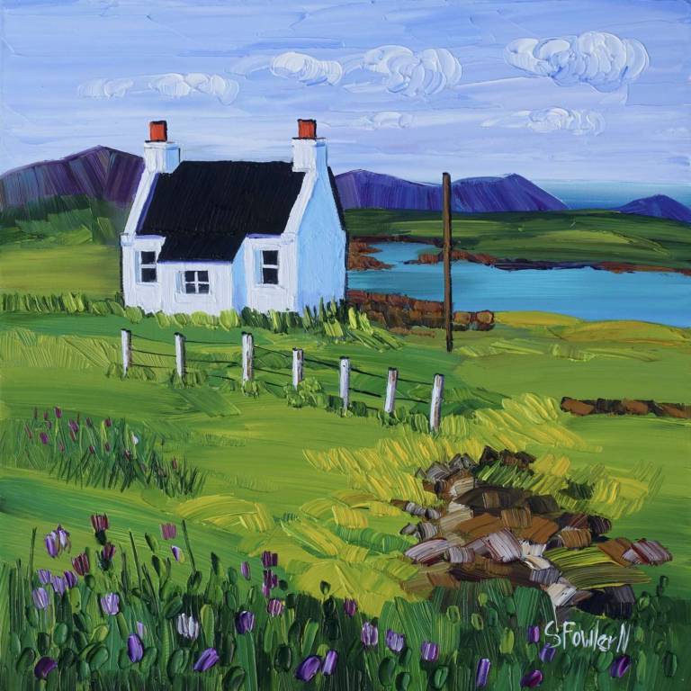Cottage on The Golden Road Harris £45 - Sheila Fowler
