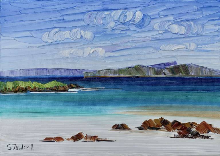 Beach Rocks Iona SOLD - Sheila Fowler