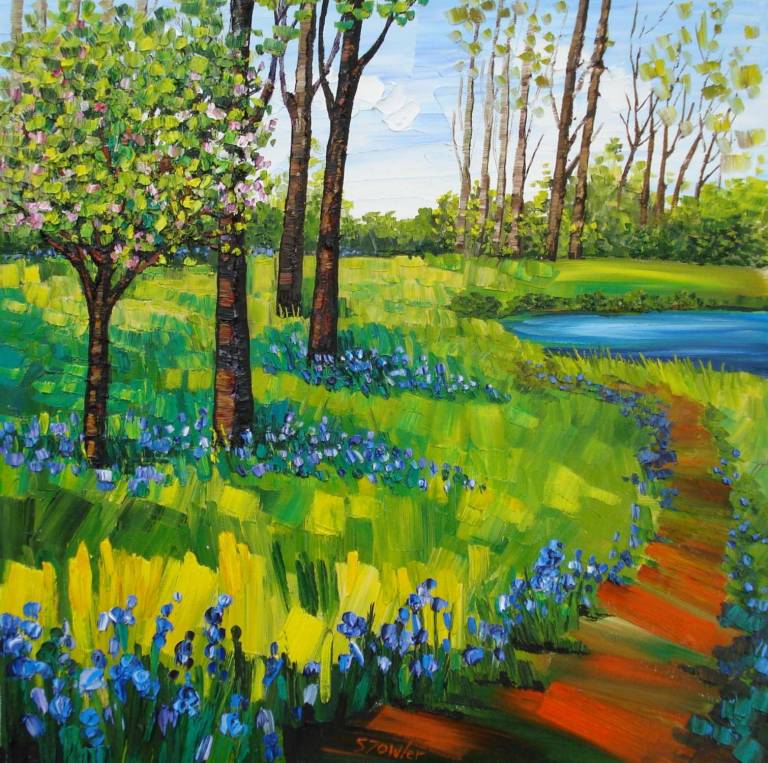 Blossom and Bluebells - Sheila Fowler