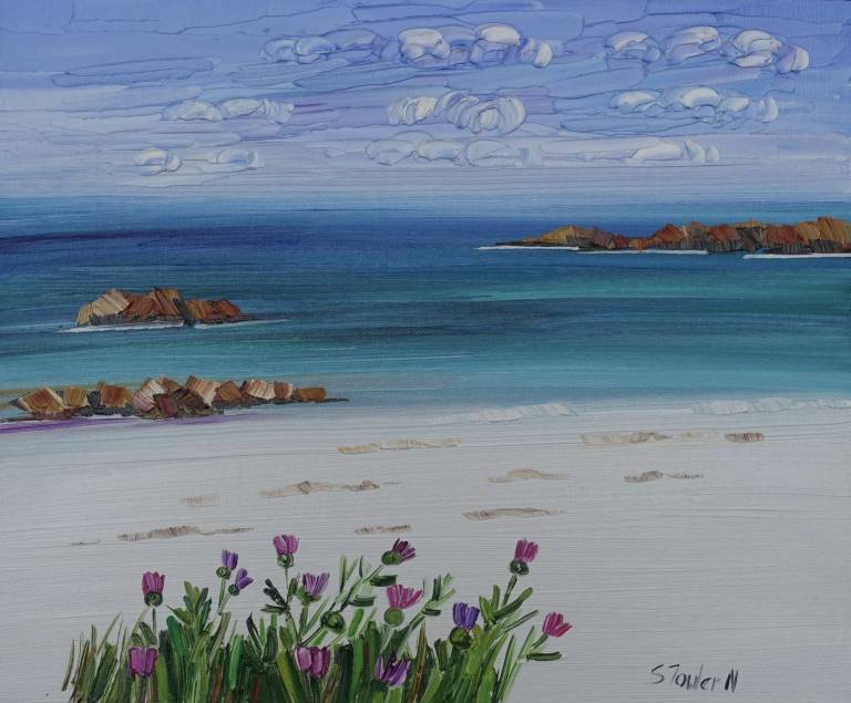 Summer Haze and Thistles Coll  SOLD - Sheila Fowler