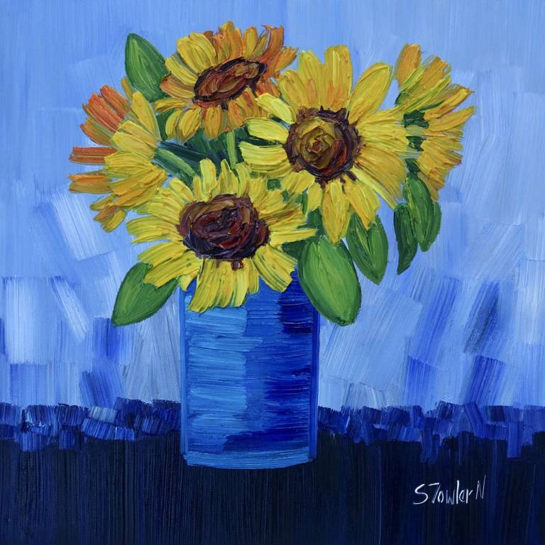 Bright Sunflowers SOLD - Sheila Fowler