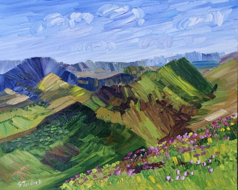 Ard Crags from Causey Pike - Sheila Fowler