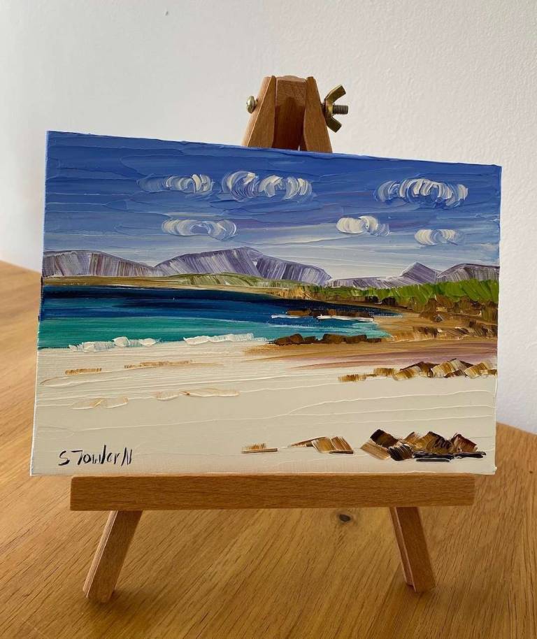 Summer Waves Luskentyre  SOLD - Sheila Fowler