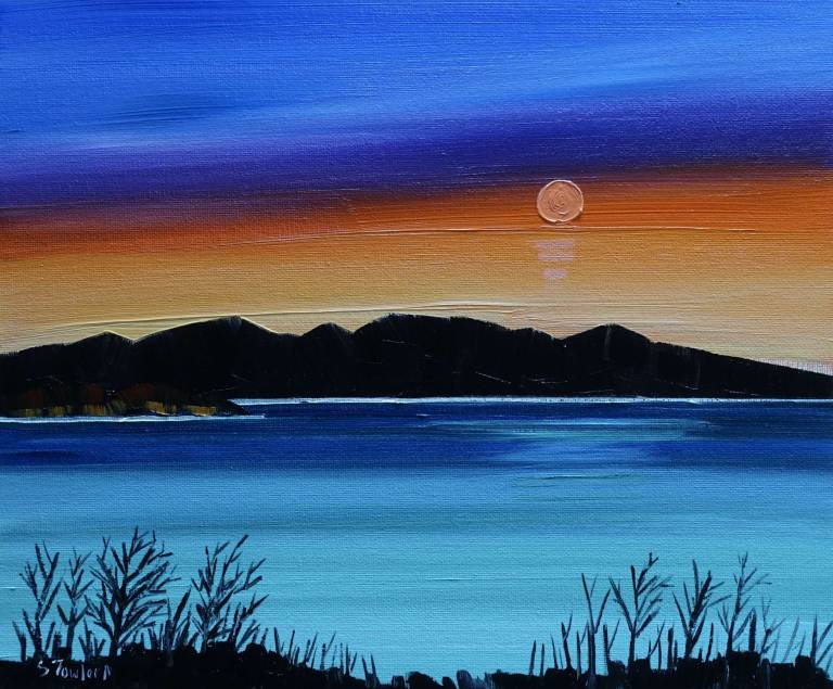 Arran Sunset SOLD - Sheila Fowler