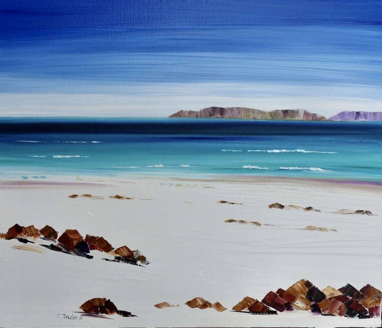 Beach Rocks Borve Harris SOLD - Sheila Fowler