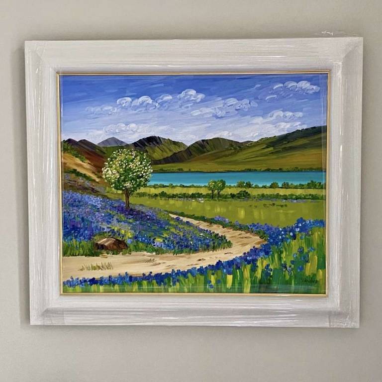 Rannerdale Bluebells COMMISSION EXAMPLE (click to see more info) - Sheila Fowler