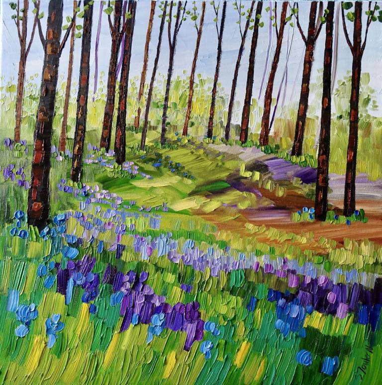 Woodland Bluebells and Wildflowers - Sheila Fowler