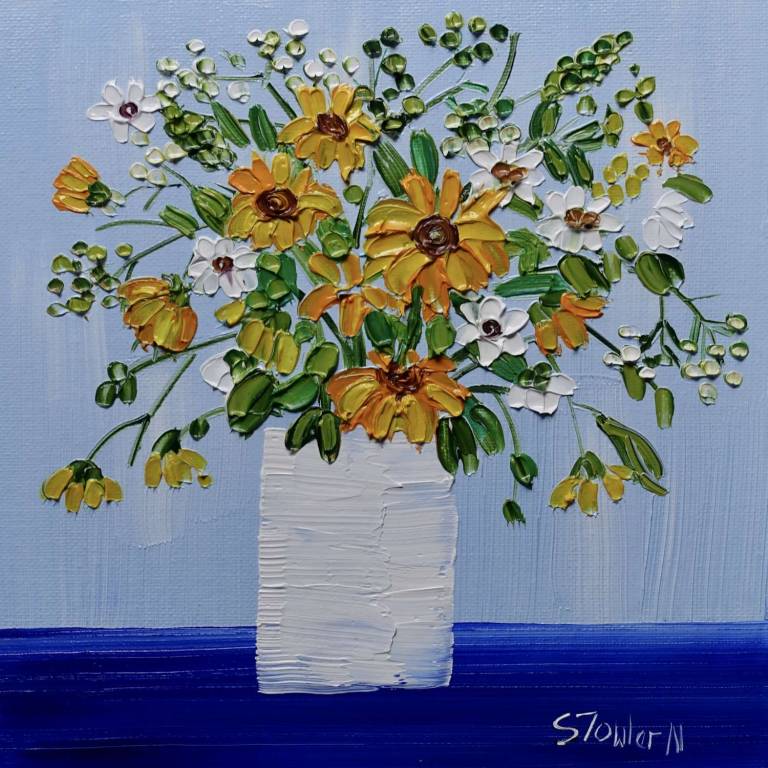 Summer Daisy Posy SOLD - Sheila Fowler