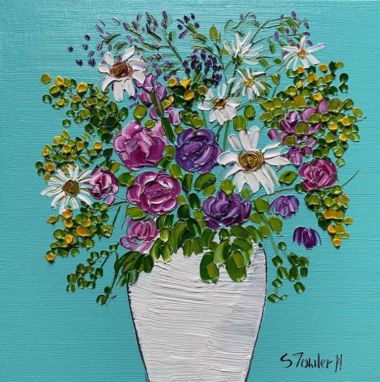 Wildflower Cascade   SOLD - Sheila Fowler