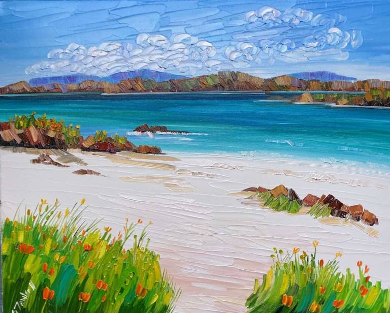 Grasses and Wildflowers Iona SOLD - Sheila Fowler