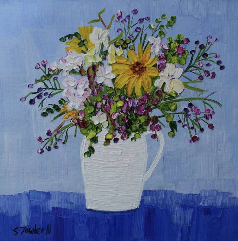Fresia and Wildflowers - Sheila Fowler