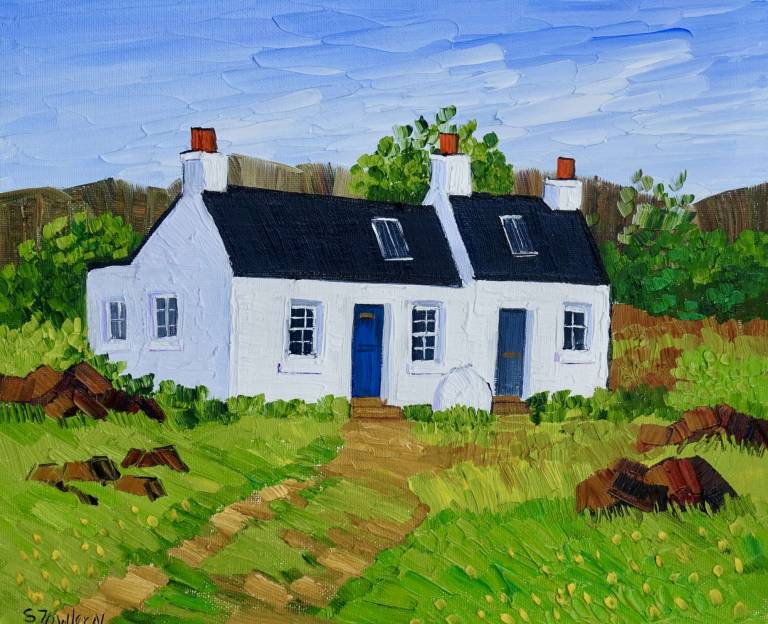 Cottages at High Corrie, Arran SOLD - Sheila Fowler