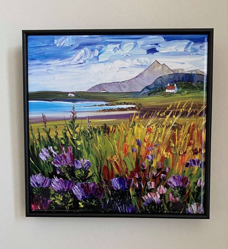 Wild Thistles Skye (large) - Sheila Fowler