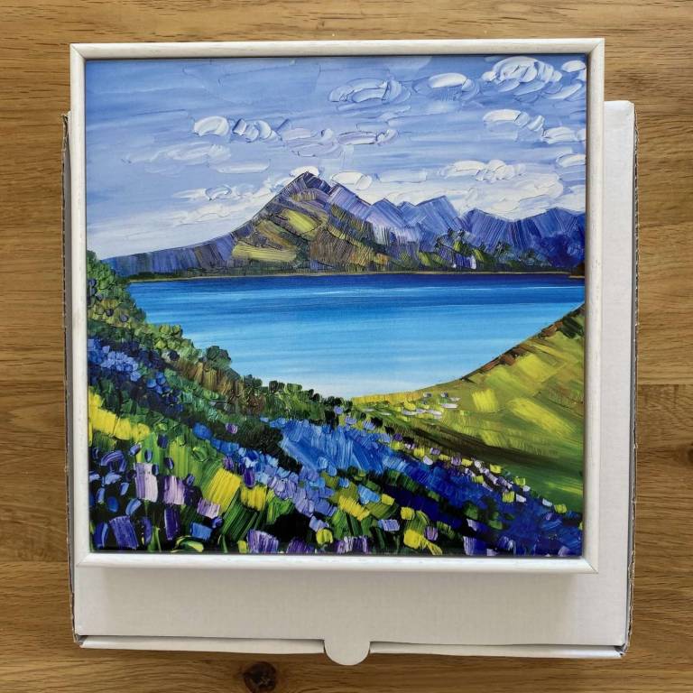 Heather and Wildflowers Skye (large) and Wild Thistles Skye  SOLD OUT - Sheila Fowler