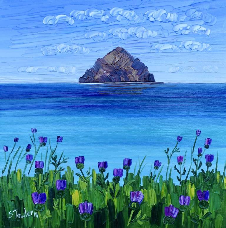 Ailsa Craig and Kildonan Thistles SOLD - Sheila Fowler