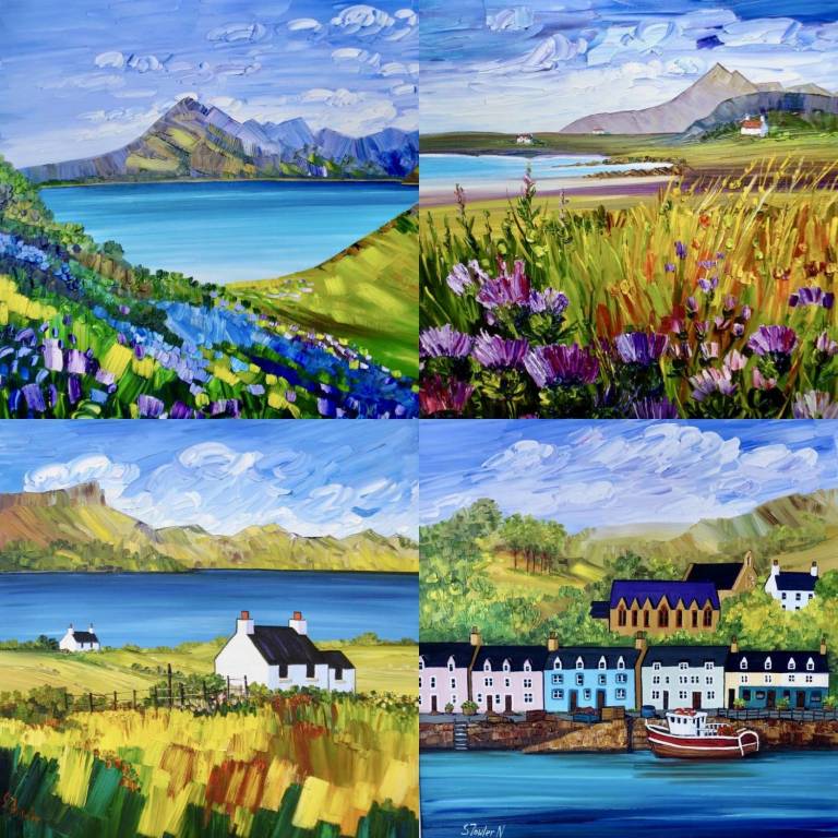 4 Greetings Cards - Isle of Skye - Sheila Fowler