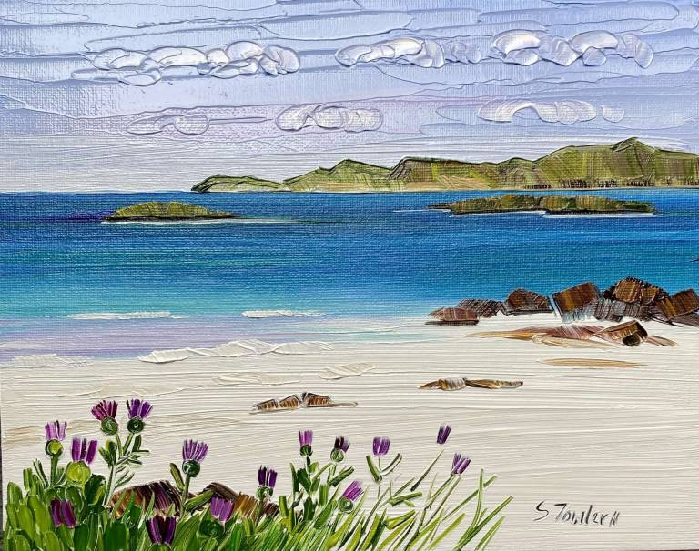 Wild Thistles, Isle of Coll SOLD - Sheila Fowler