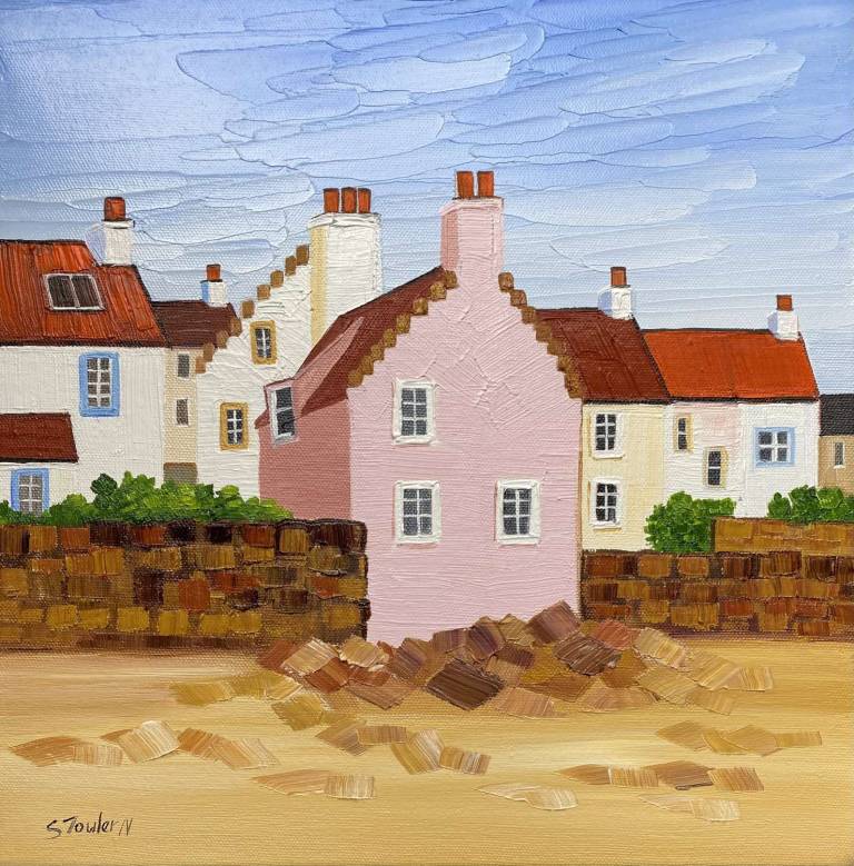 Pink Gable Pittenweem SOLD - Sheila Fowler