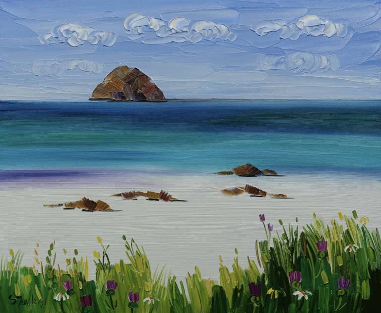 Ailsa Craig from Kildonan, Arran SOLD - Sheila Fowler