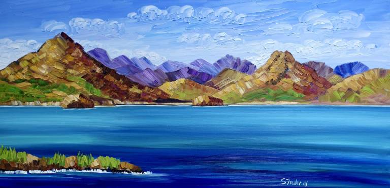 Black Cuillins Skye   SOLD - Sheila Fowler