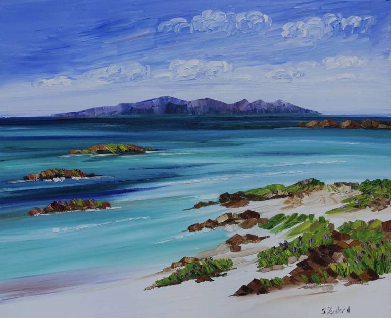 Beach Rocks and Grasses Isle of Coll - Sheila Fowler