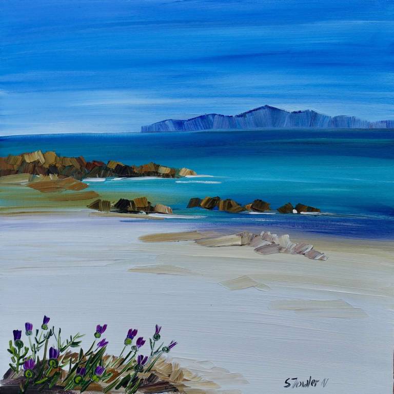White Sands and Thistles Iona - Sheila Fowler