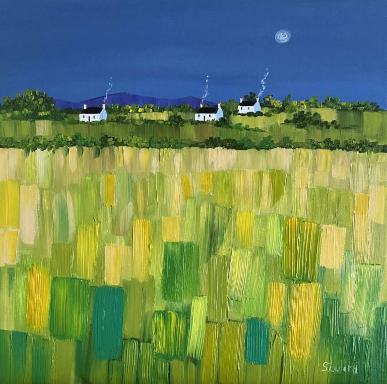 Moonlit Fields  SOLD - Sheila Fowler