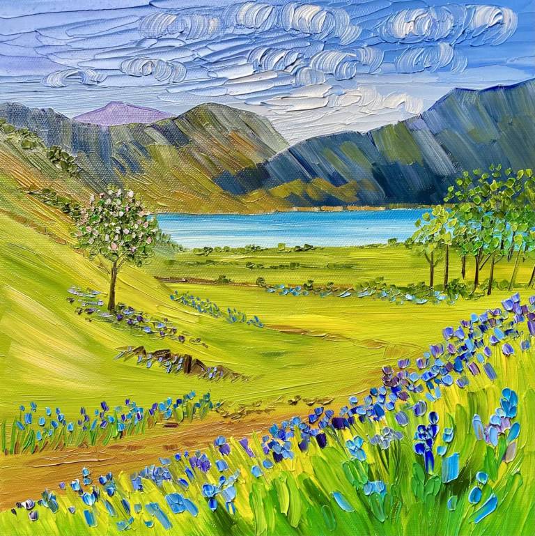 Bluebells Rannerdale  SOLD - Sheila Fowler