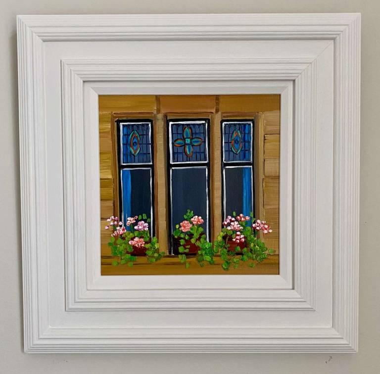 Stained Glass and Window Pots   SOLD - Sheila Fowler