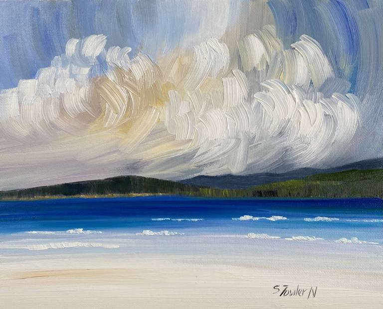 Summer Clouds Luskentyre - Sheila Fowler