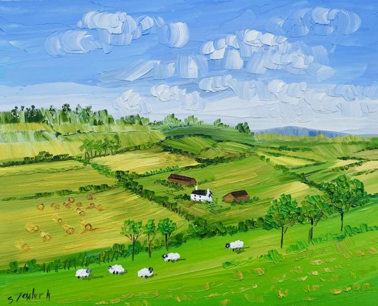 Farm and Sheep - Sheila Fowler