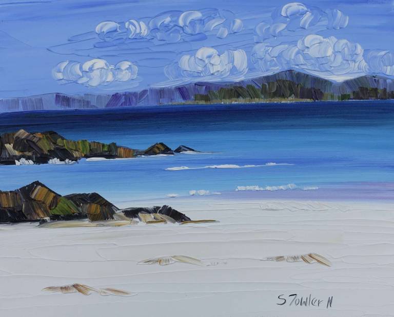 White Sand and Blue Sea Iona - Sheila Fowler