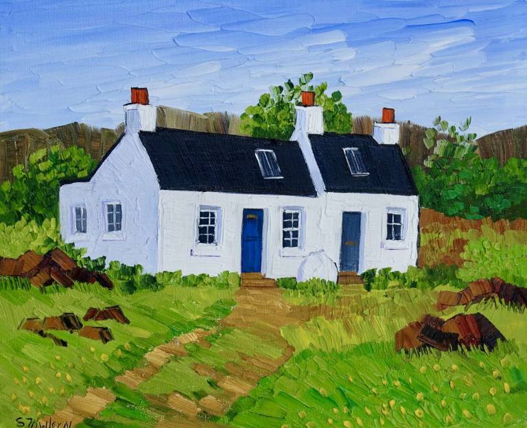 Cottages at High Corrie, Arran - Sheila Fowler