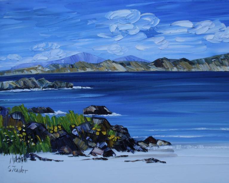 Rocks and Grasses Iona 25 x 20cm - Sheila Fowler