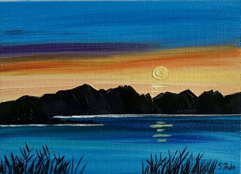 Arran Sunset  SOLD - Sheila Fowler