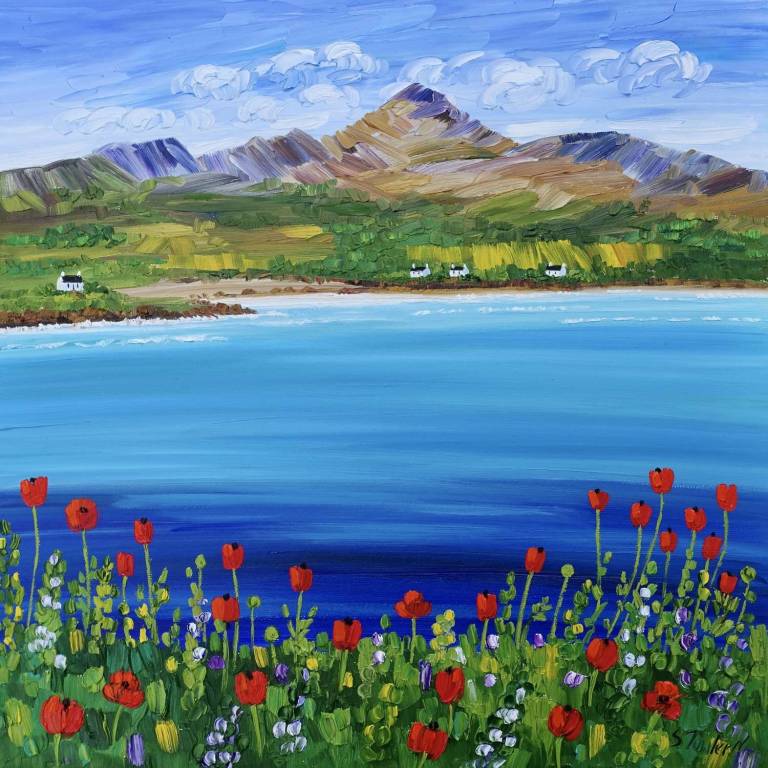 Poppies Brodick Bay - Sheila Fowler