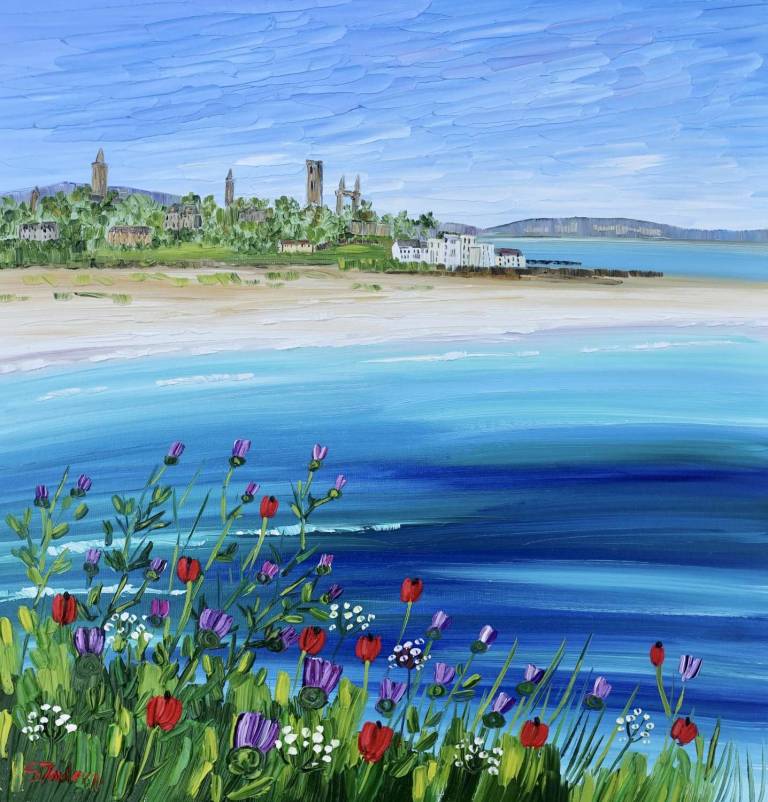 East Sands Summer St Andrews - Sheila Fowler