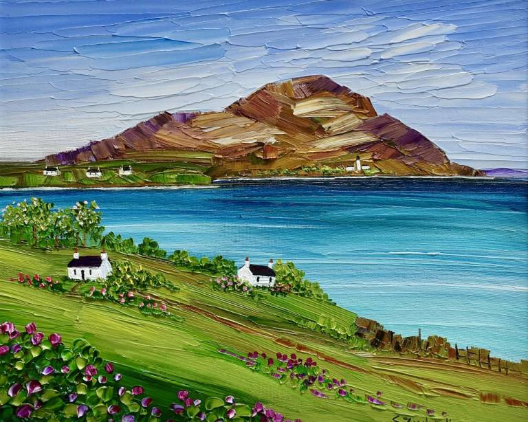 Holy Isle from Whiting Bay - Sheila Fowler