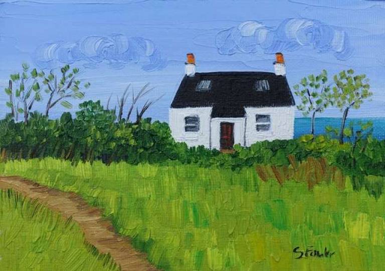 Cottage High Corrie Arran - Sheila Fowler