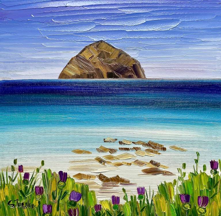 Ailsa Craig from Kildonan Beach - Sheila Fowler