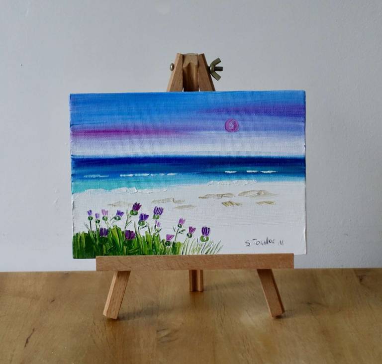 Thistles and Sunset - Sheila Fowler