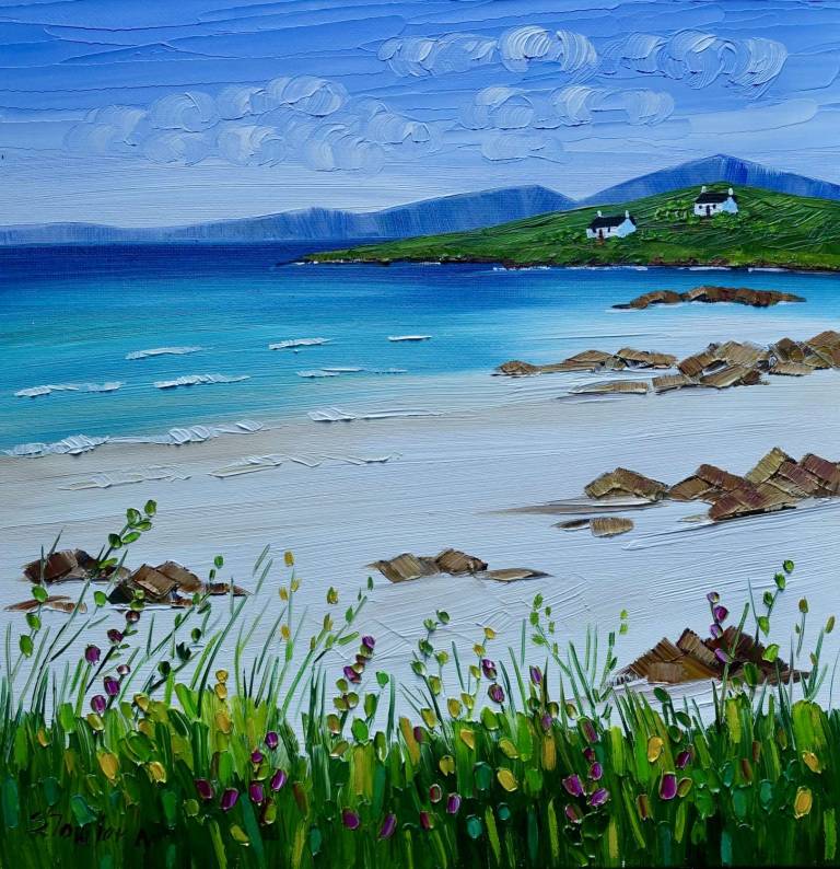 Cottages and Summer Grasses - Sheila Fowler