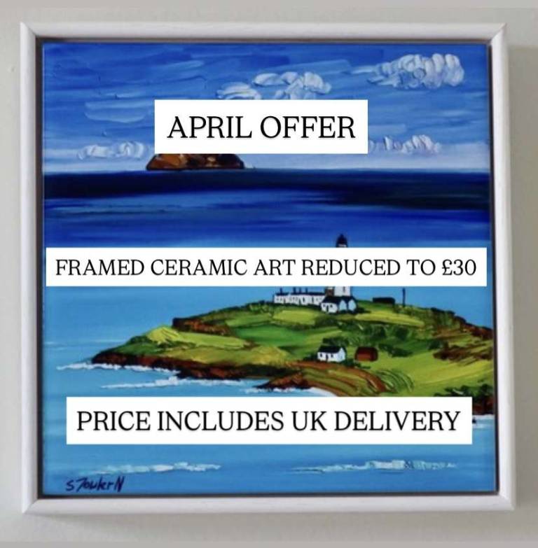 APRIL FRAMED CERAMIC OFFER (Click to view information) - Sheila Fowler