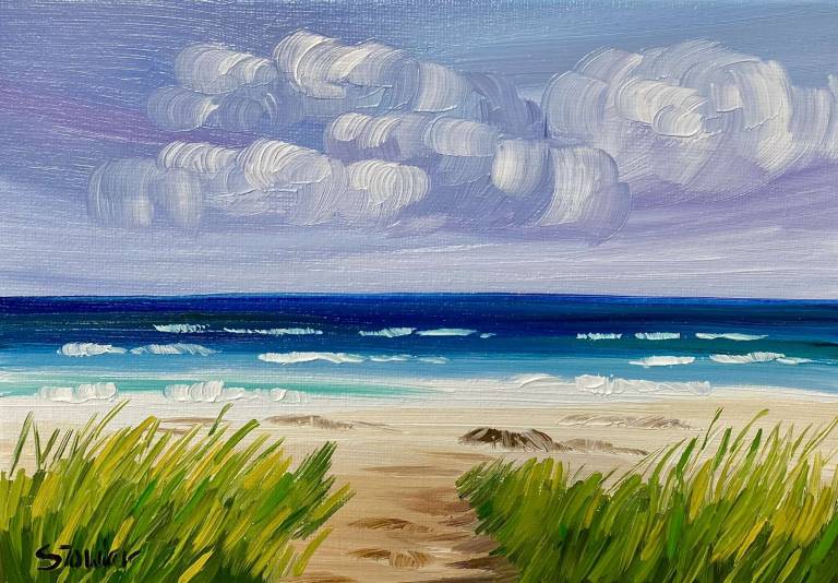 Beach Grasses (34 x 28cm) - Sheila Fowler