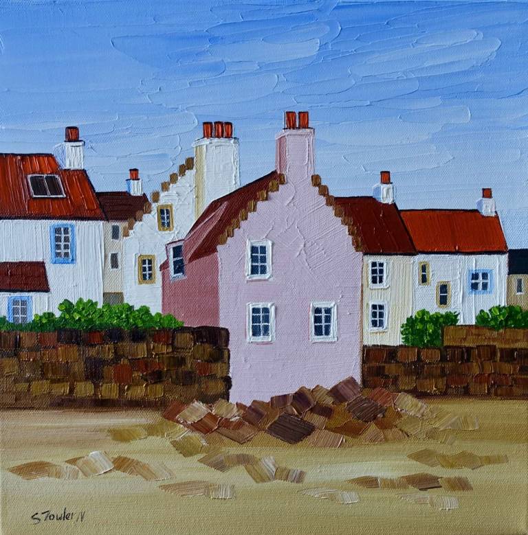 Pink Gable Pittenweem - Sheila Fowler